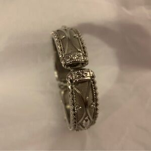 Silver Toned Bangle Bracelet